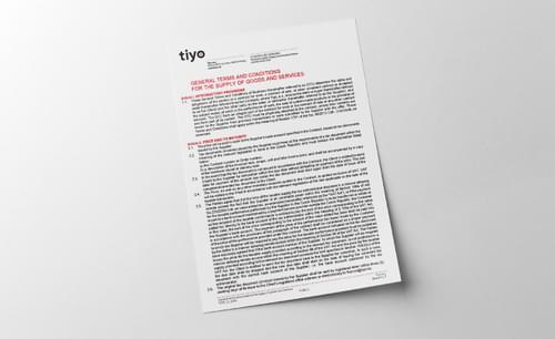 General terms and conditions for the supply of goods and services