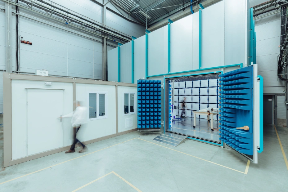 part of the TIYO laboratory for EMC and ESD testing