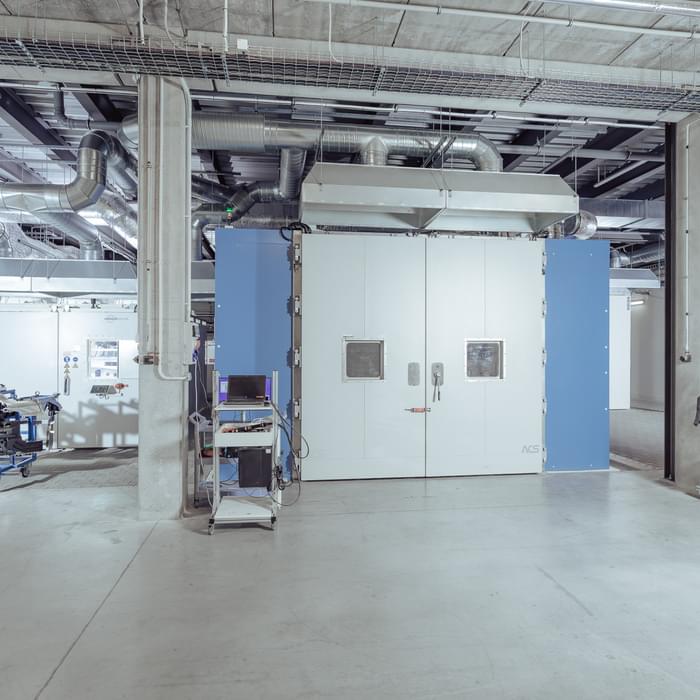 one of the climate chambers in the TIYO laboratory