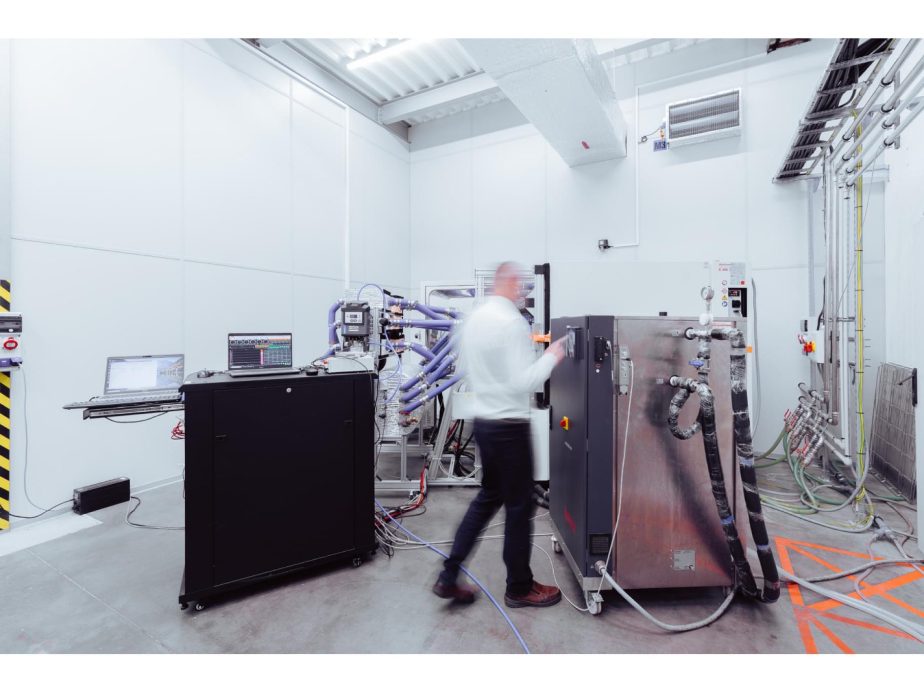 part of the technological equipment of the TIYO laboratory for system tests of mechatronic components