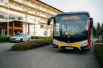 Electric bus from the Hradec Králové Public Transport Authority. Electric bus from the Hradec Králové Public Transport Authority.